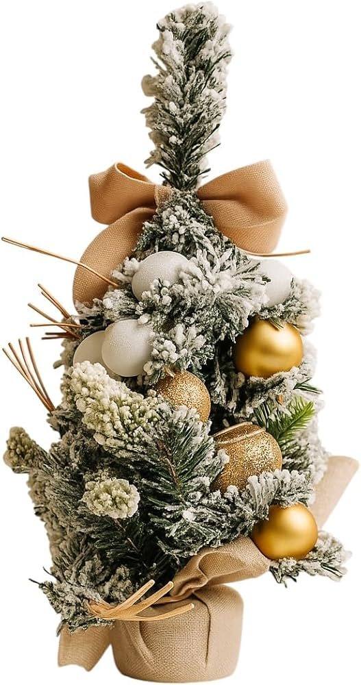 �RVORE NEVADA LUXO DECORADA 40CM